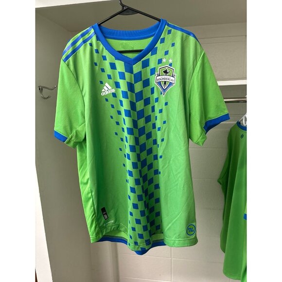Adidas MLS Seattle sounders FC 22/23 soccer home authentic jersey IB5024
